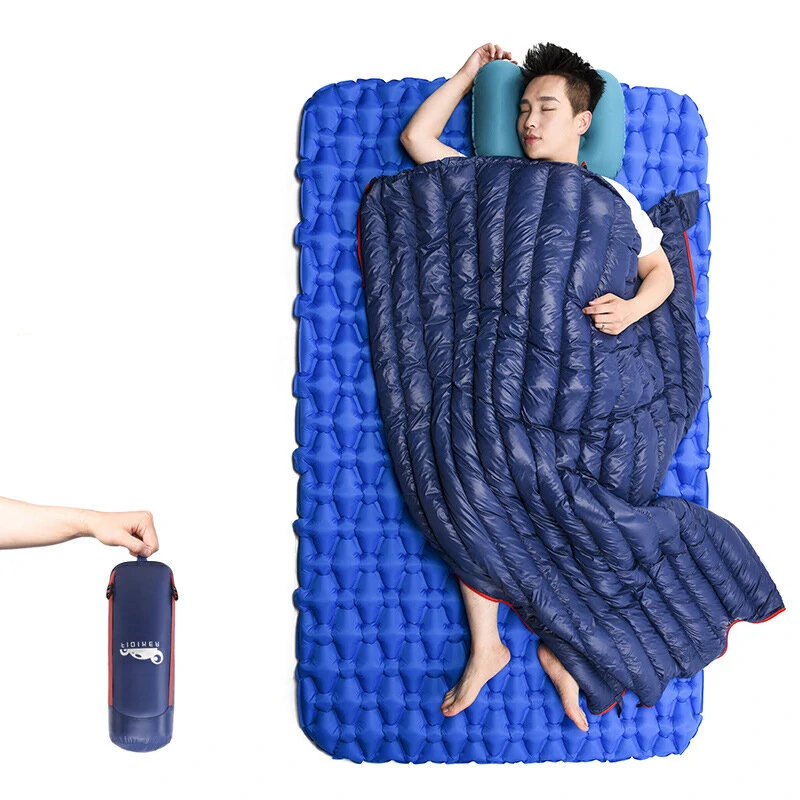 Down Sleeping Bag Outdoor Adult Children Camping Ultra Light Portable Patchwork Double Indoor Four Seasons Warm Duck Down Hiking Camping Sleeping Bag (image for) Down Sleeping Bag Outdoor Adult Children Camping Ultra Light Portable Patchwork Double Indoor Four Seasons Warm Duck Down Hiking Camping Sleeping Bag